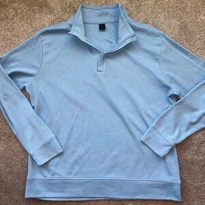 Like New Jeff Brand Mens Quarter Zip Long Sleeve Shirt, Size XX-Large.